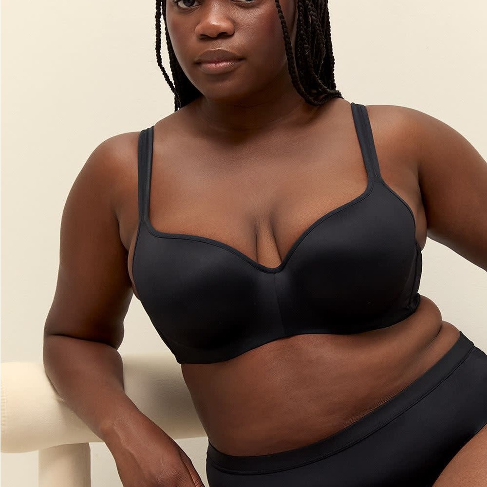 Addition Elle Black Women's Bra